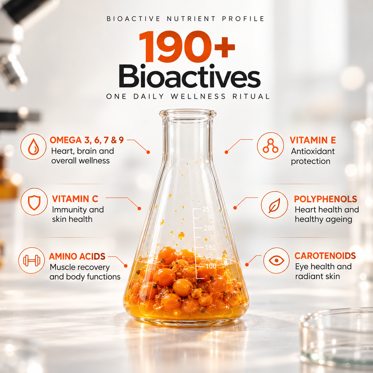 GTEE Forte Sea Buckthorn Juice | Himalayan Wellness Elixir | Nature's Omega Nutrition, in Its Purest Form