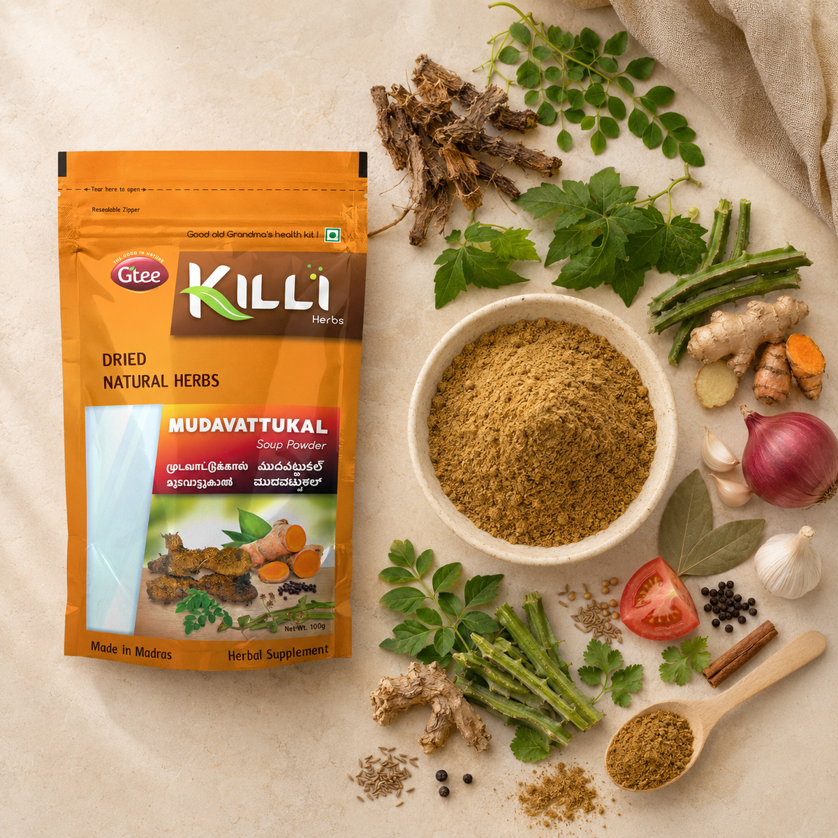 Killi Mudavattukal Kizhangu Soup Powder | A Bowl Grandmothers Swore By for Tired Joints