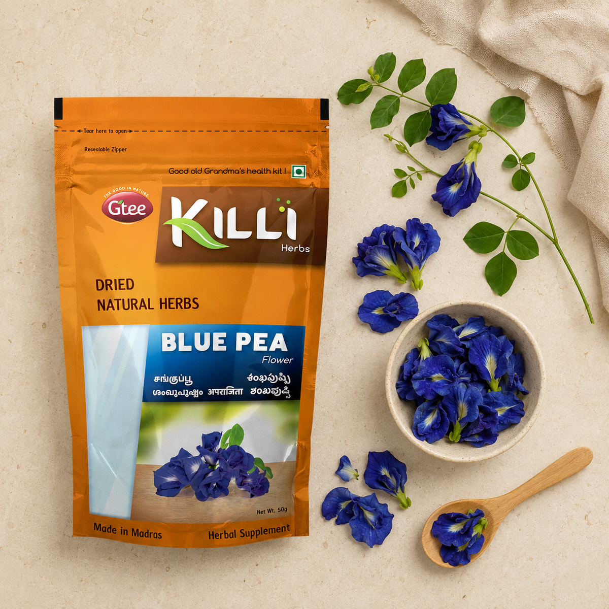 Blue Pea Flower | Killi Sangu Poo | The Flower That Turns a Cup Into a Ritual