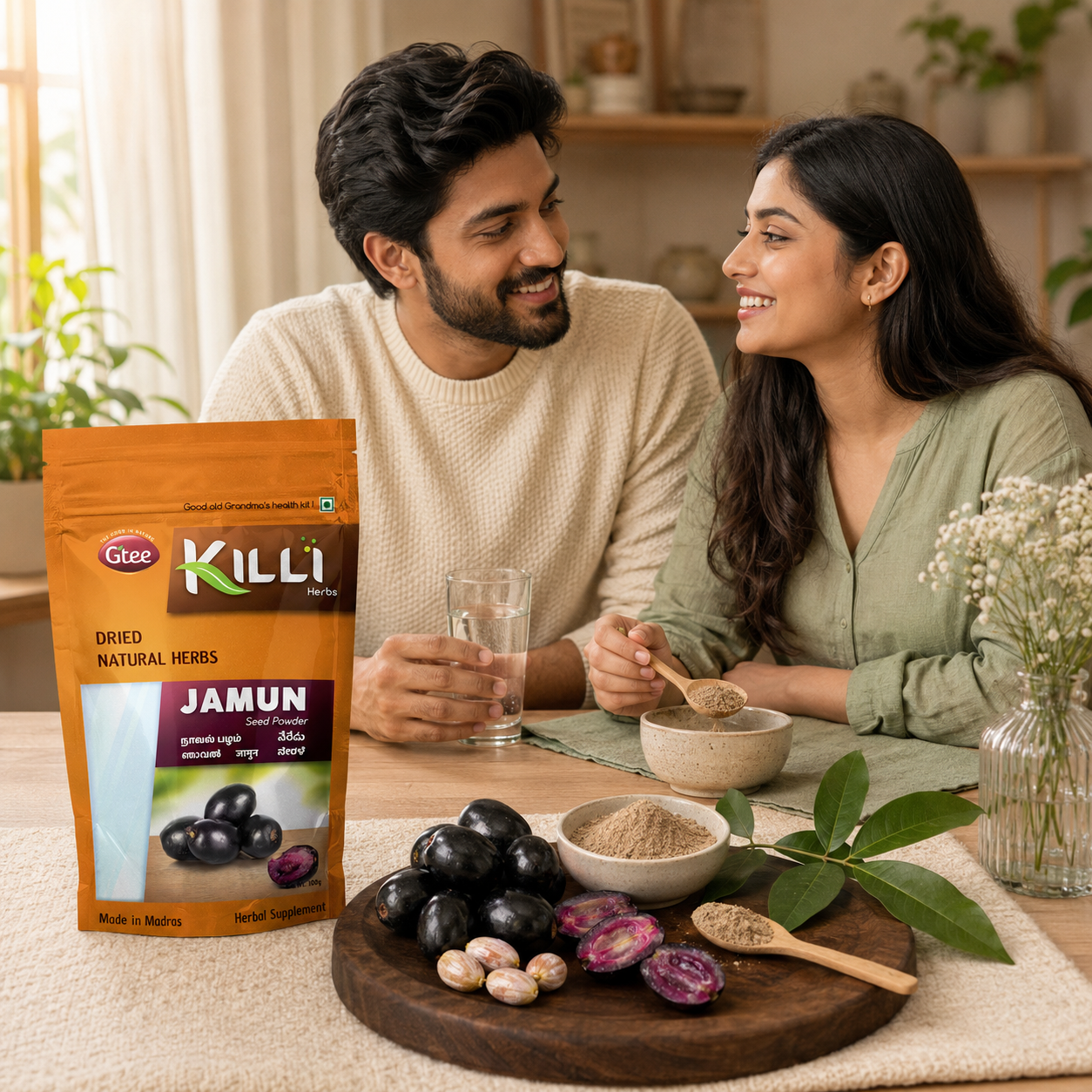 Killi Jamun Seed Powder | Naval Pazham Powder | Traditional Support for Healthy Sugar Levels
